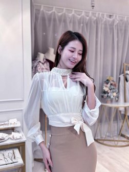 BL14799WH Blouse